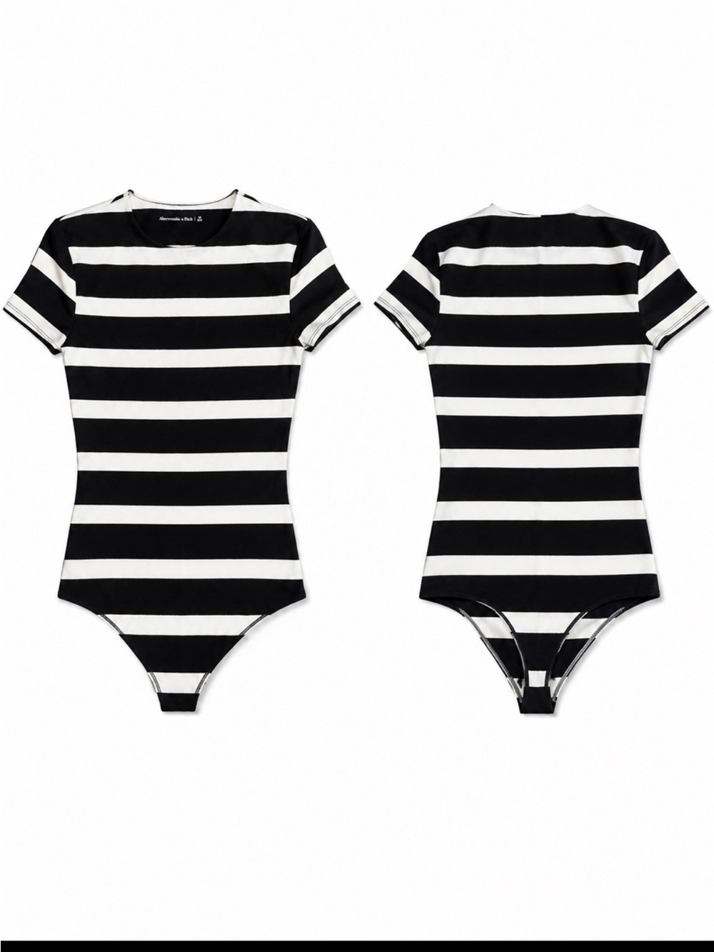 Abercrombie & Fitch Striped Bodysuit - SMALL TALL